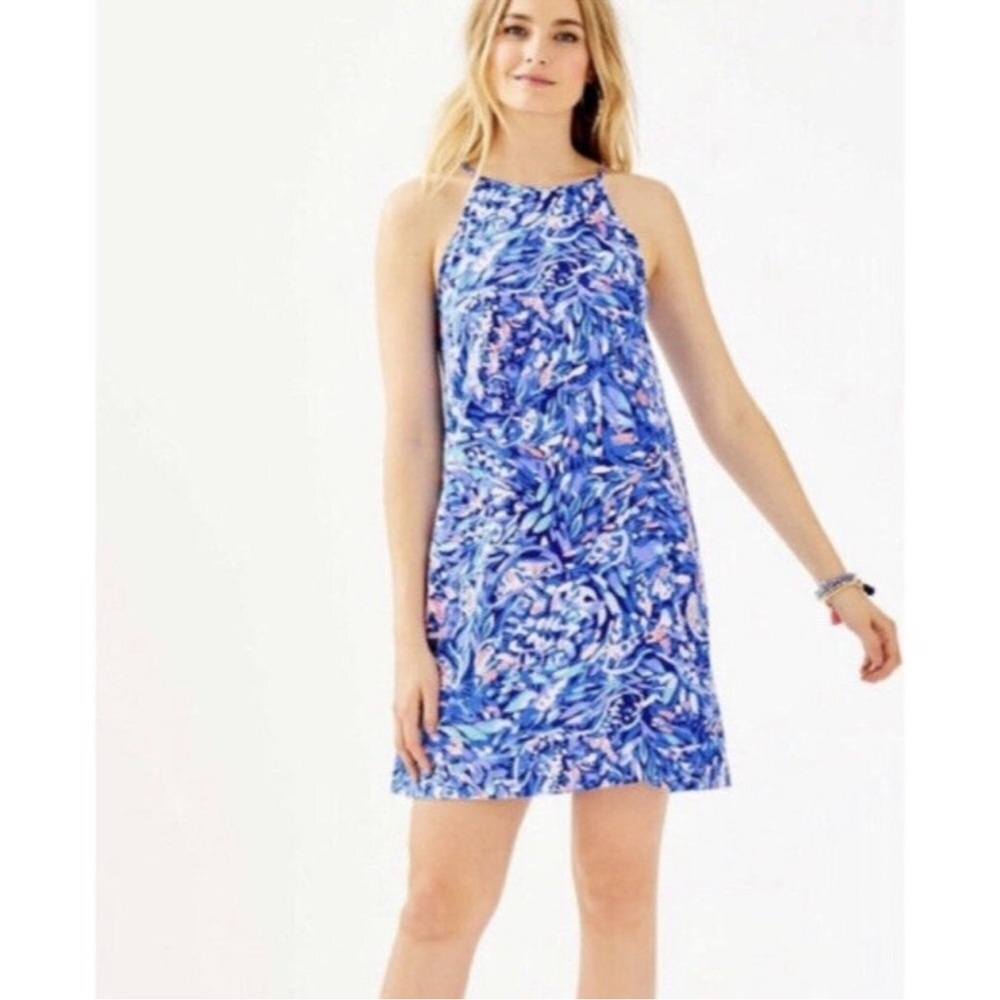 Lilly Pulitzer Margot Swing Dress in Party Wave - Medium - Picture 3 of 7